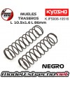 MUELLES TRASERO KYOSHO NEGRO BIG BORE L 10.5x1.6 L 86mm IFS006-10516