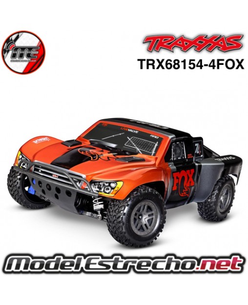 TRAXXAS SLASH 4x4 BL-2S BRUSHLESS 1/10 SCALE 4WD ELECTRIC SHORT COURSE TRUCK TQ 2.4Ghz FOX TRX68154-4FOX