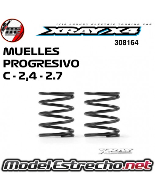 MUELLES XRAY X4 PROGRESIVOS 2.4 - 2.7 308164