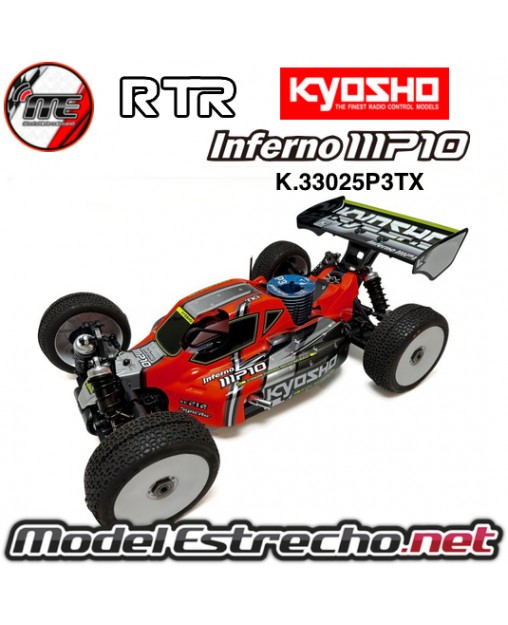 KYOSHO INFERNO MP10 1/8 RC NITRO RTR CON MOTOR PICCO P3TX K.33025P3TX