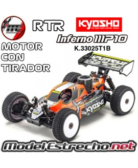 KYOSHO INFERNO MP10 1/8 RC NITRO RTR T1 RED KE21SP CON TIRADOR K.33025T1B