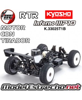 KYOSHO INFERNO MP10 1/8 RC NITRO RTR T1 RED KE21SP CON TIRADOR K.33025T1B