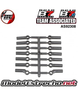 TURNBUCKLES BALLCUPS 3.5mm ASSOCIATED RC10B7 AS92308