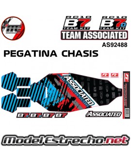 PEGATINA O VINILO CHASIS TEAM ASSOCIATED RC10B7 AS92488