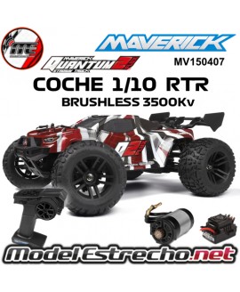 MAVERICK QUANTUM 2 XT FLUX 1/10 STADIUM TRUCK ROJO MV150407