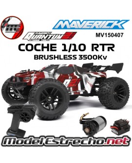 MAVERICK QUANTUM 2 XT FLUX 1/10 STADIUM TRUCK ROJO MV150407