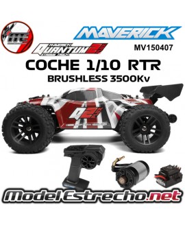 MAVERICK QUANTUM 2 XT FLUX 1/10 STADIUM TRUCK ROJO MV150407