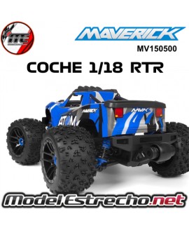 MAVERICK ATOM 1/18 4WD ELECTRI TRUCK AZUL MV150500