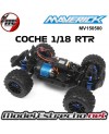 MAVERICK ATOM 1/18 4WD ELECTRI TRUCK AZUL MV150500