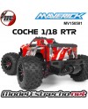 MAVERICK ATOM 1/18 4WD ELECTRI TRUCK ROJO MV150501