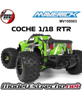 MAVERICK ATOM 1/18 4WD ELECTRI TRUCK VERDE MV150503