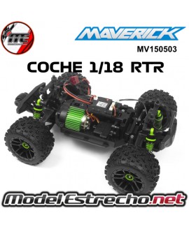 MAVERICK ATOM 1/18 4WD ELECTRI TRUCK VERDE MV150503