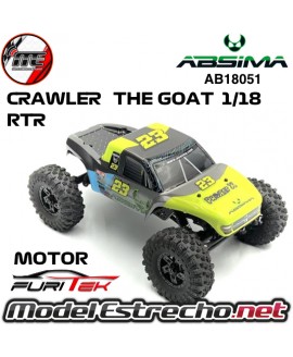 CRAWLER THE GOAT 1/18 BRUSHLESS PERFORMANCE LEMON GREEN RTR  AB18051