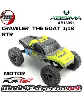 CRAWLER THE GOAT 1/18 BRUSHLESS PERFORMANCE LEMON GREEN RTR  AB18051