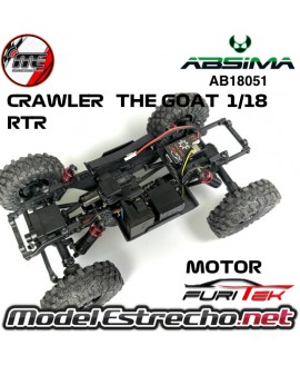 CRAWLER THE GOAT 1/18 BRUSHLESS PERFORMANCE LEMON GREEN RTR  AB18051