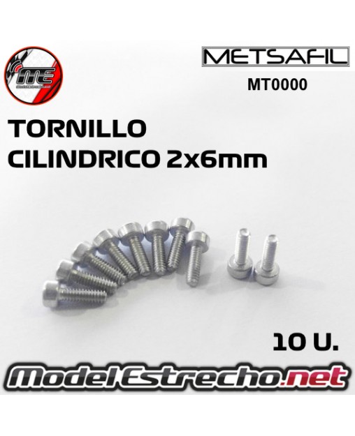 TORNILLOS M2X6MM AVELLANADO