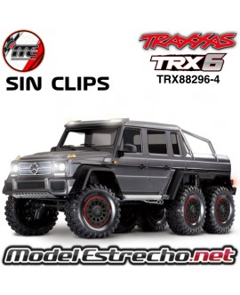 TRAXXAS TRX-6 MERCEDES BENZ G63 AMG BODY 6X6 SILVER NUEVO SIN CLIPS TRX88296-4SLVR