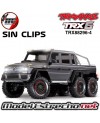 TRAXXAS TRX-6 MERCEDES BENZ G63 AMG BODY 6X6 SILVER NUEVO SIN CLIPS TRX88296-4SLVR