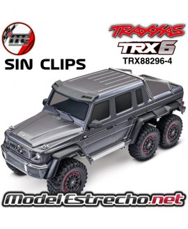 TRAXXAS TRX-6 MERCEDES BENZ G63 AMG BODY 6X6 SILVER NUEVO SIN CLIPS TRX88296-4SLVR