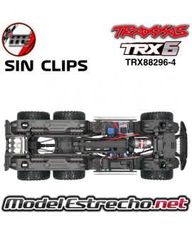 TRAXXAS TRX-6 MERCEDES BENZ G63 AMG BODY 6X6 SILVER NUEVO SIN CLIPS TRX88296-4SLVR