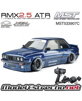 MST RMX 2.5 RWD 1/10 DRIFT ATR BRUSHLESS CARROCERIA E30RB BMW M3 CARROCERIA TRANSPARENTE MST533907C