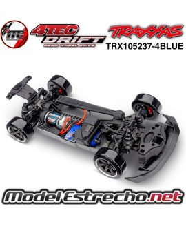 COCHES TRAXXAS 4-TEC 2024 FORD MUSTANG DRIFT AZUL  TRX105237-4BLUE