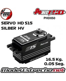 SERVO POWER HD S15 LOW PROFILE HV CNC BRUSHLESS 16.5Kg./0.05Sec  PHD050