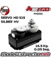 SERVO POWER HD S15 LOW PROFILE HV CNC BRUSHLESS 16.5Kg./0.05Sec  PHD050