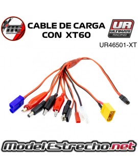 CABLE DE CARGA MULTICONECTORES CON XT60 UR46501-XT
