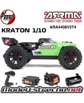 ARRMA KRATON V2 TRUGGY BRUSHLESS 4S 4WD 1/10 VERDE ARA4408V2T4