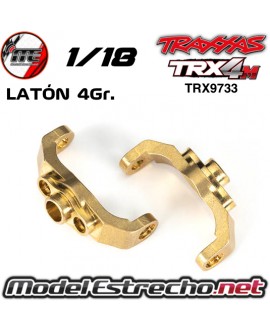 PORTAMANGUETA DE LATON 4 Gr. LEFT/RIGHT TRAXXAS TRX4M TRX9733