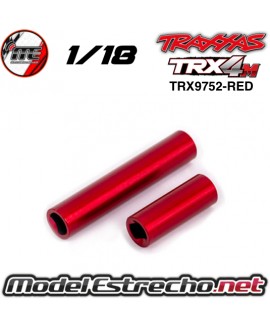 EJE ALUMINIO CENTRAL FRONT/REAR TRAXXAS TRX4M TRX9752-RED