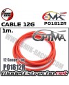 CABLE SILICONA ROJO 12AWG ( 50cm )