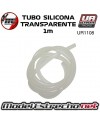 MACARRON TUBO DE SILICONA TRANSLUCIDO de 1m UR1108