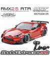 COCHE DRIFT MST RMX 2.5 RWD RTR 1/10 GR86R ROJO BRUSHLESS MST533913R