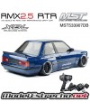 COCHE DRIFT MST RMX 2.5 RWD 1/10 RTR BRUSHLESS CARROCERIA E30RB BMW M3 MST533907DB