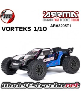 ARRMA 1/10 VORTEKS MEGA 550 2WD STADIUM TRUCK RTR AZUL ARA3205T1