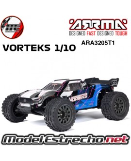ARRMA 1/10 VORTEKS MEGA 550 2WD STADIUM TRUCK RTR AZUL ARA3205T1
