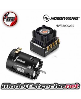 COMBO HOBBYWING XERUN JUSTOCK G2.1 MOTOR 10.5T  4000Kv 1/10 Stock / Drift Ref: HW38020239