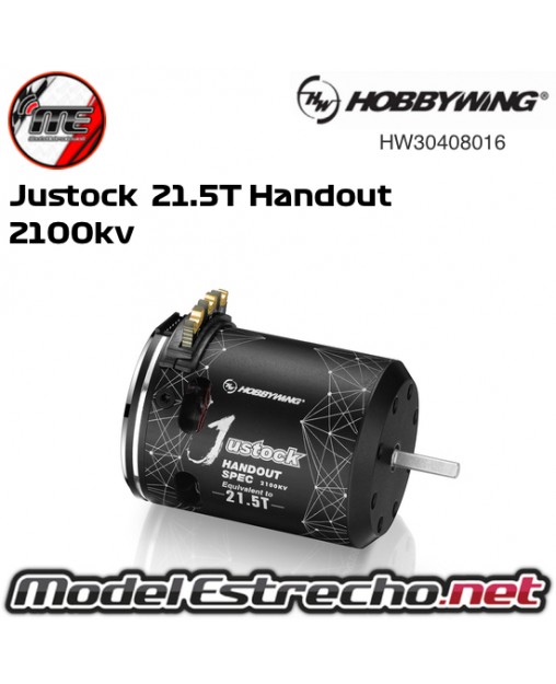 HOBBYWING  XERUN JUSTOCK 21.5T TURN HANDOUT 2100kv HW30408016