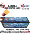 BATERIA LIPO RAPICON 8500mha 15,2v 150C HV 4S2P HardCase RA-485150