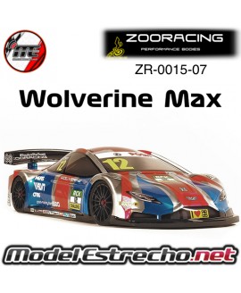 ZOORACING WOLVERINE MAX 0.7mm 1/10 TOURING CAR CLEAR 190mm ZR-0015-07