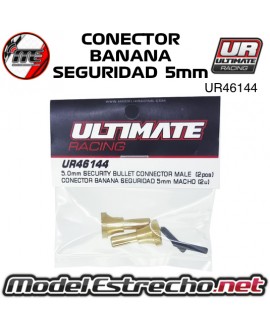 CONECTOR BANANA SEGURIDAD 5mm MACHO (2 U.) UR46144