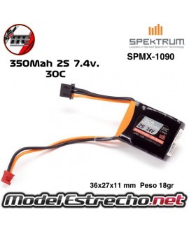 BATERIA LOSI MICRO-B SMART 7.4v 2S 30c LIPO PH2.0