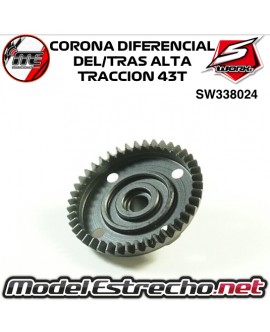 CORONA DIFERENCIAL DEL/TRA METALICA 43T SWORKZ SW338024