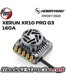 HOBBYWING XERUN XR10 PRO GREY G3 BRUSHLESS ESC 160A 2s LIPO HW30112620