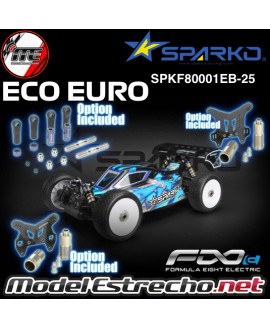 SPARKO F8 EURO 25 1/8 4WD ECO BUGGY SPKF80001EB-25