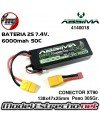 BATERIA Lipo ABSIMA 6000MAH 2S 7.4v. 50C XT90 4140018