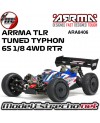 ARRMA TLR TUNED TYPHON 6S 1/8 4WD BLX BUGGY RTR  ARA8406