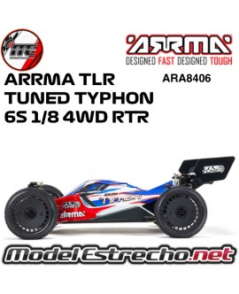 ARRMA TLR TUNED TYPHON 6S 1/8 4WD BLX BUGGY RTR